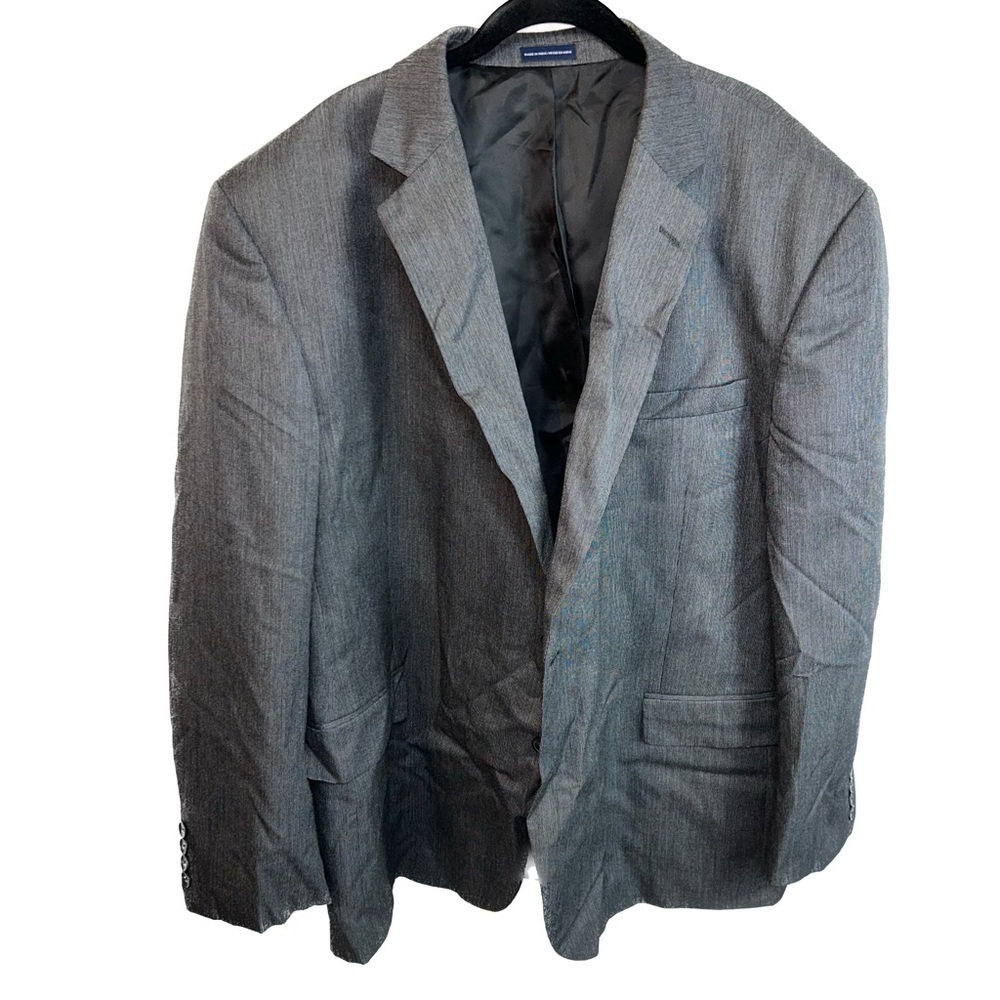 Stafford Sport Coat Blazer Suit Jacket Full Long Sleeve Button Front Lined